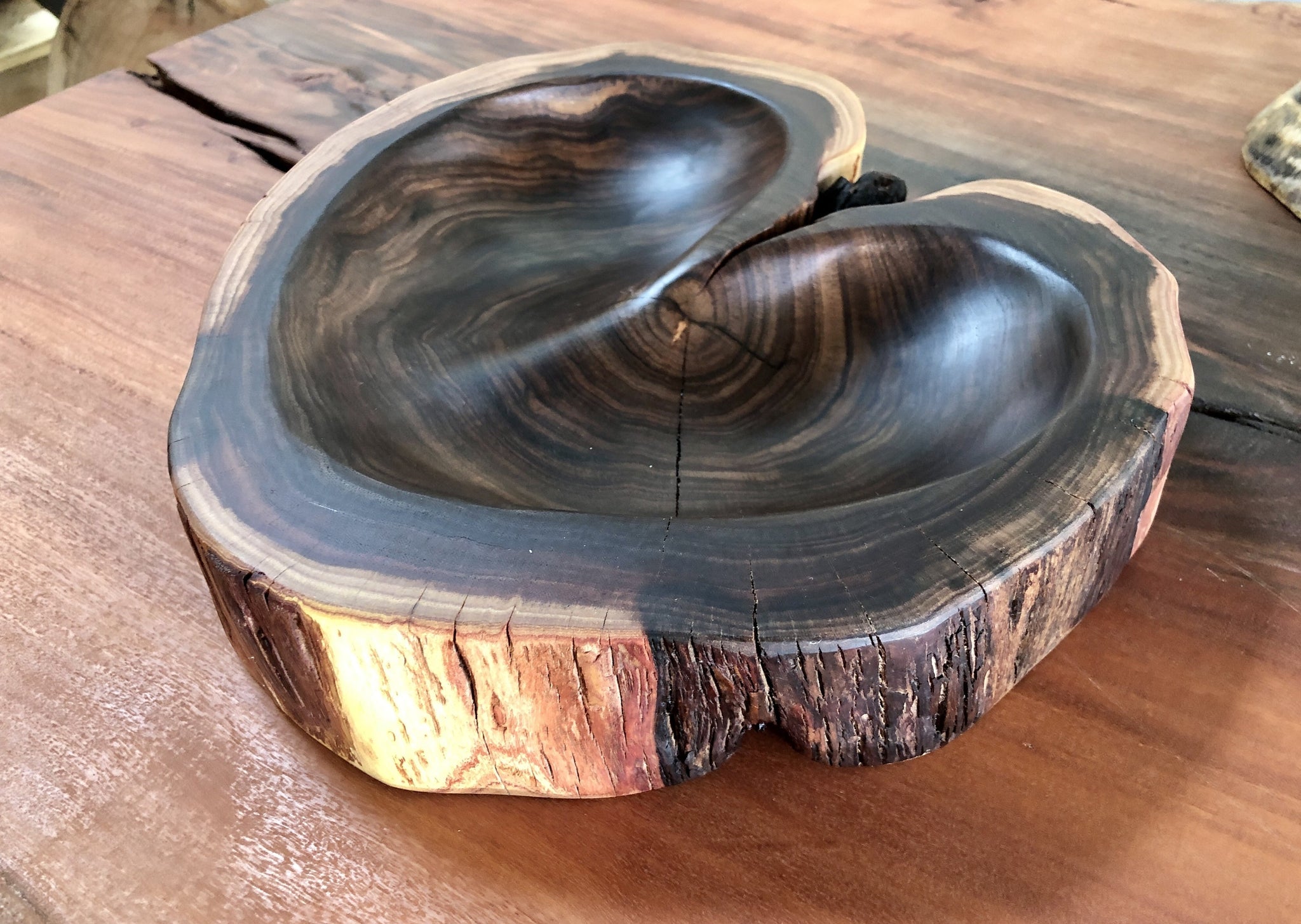 Black Walnut Serving Bowl